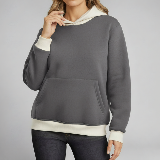 Slate Grey Essential Hoodie Main Image