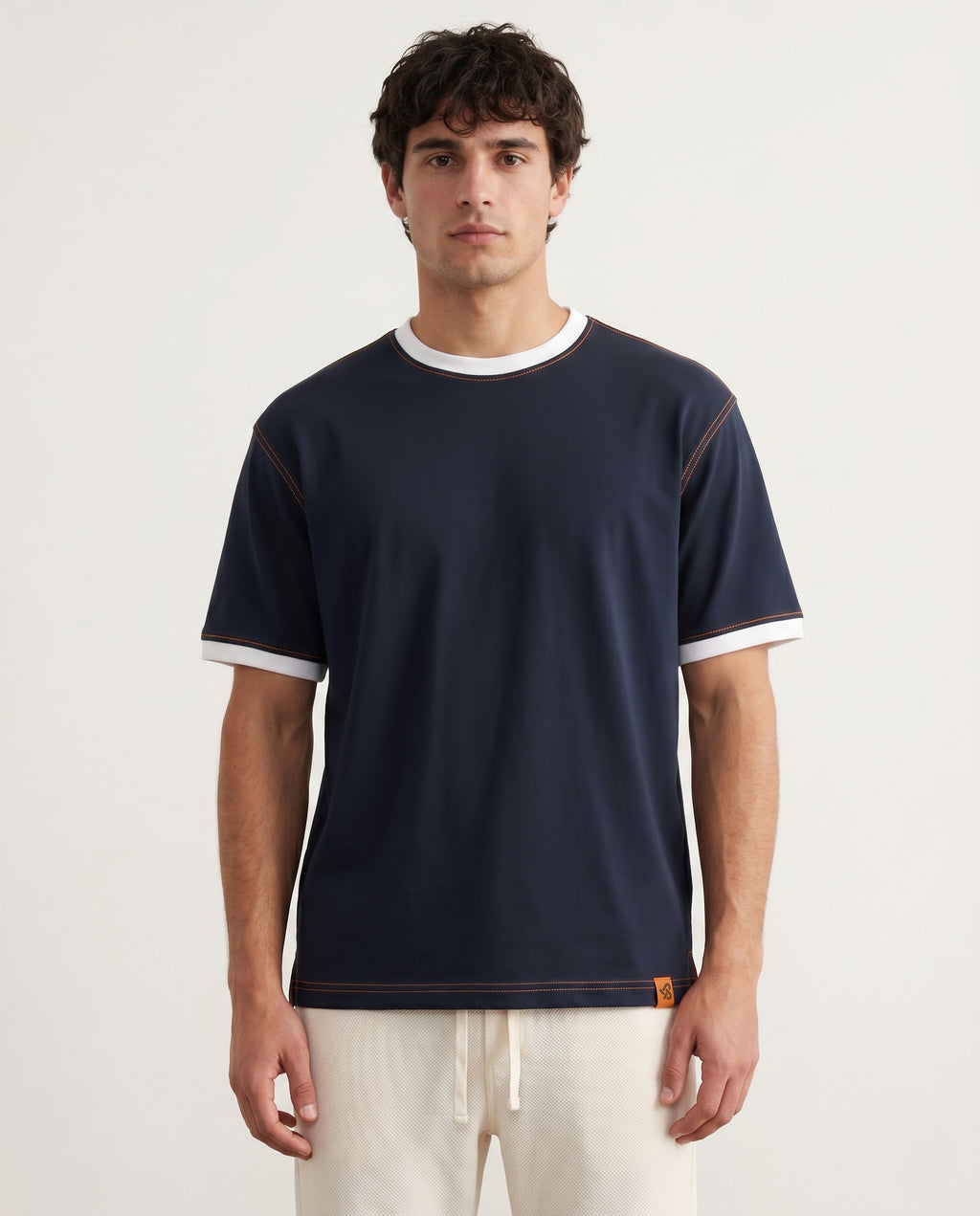 Trace Tee - Navy