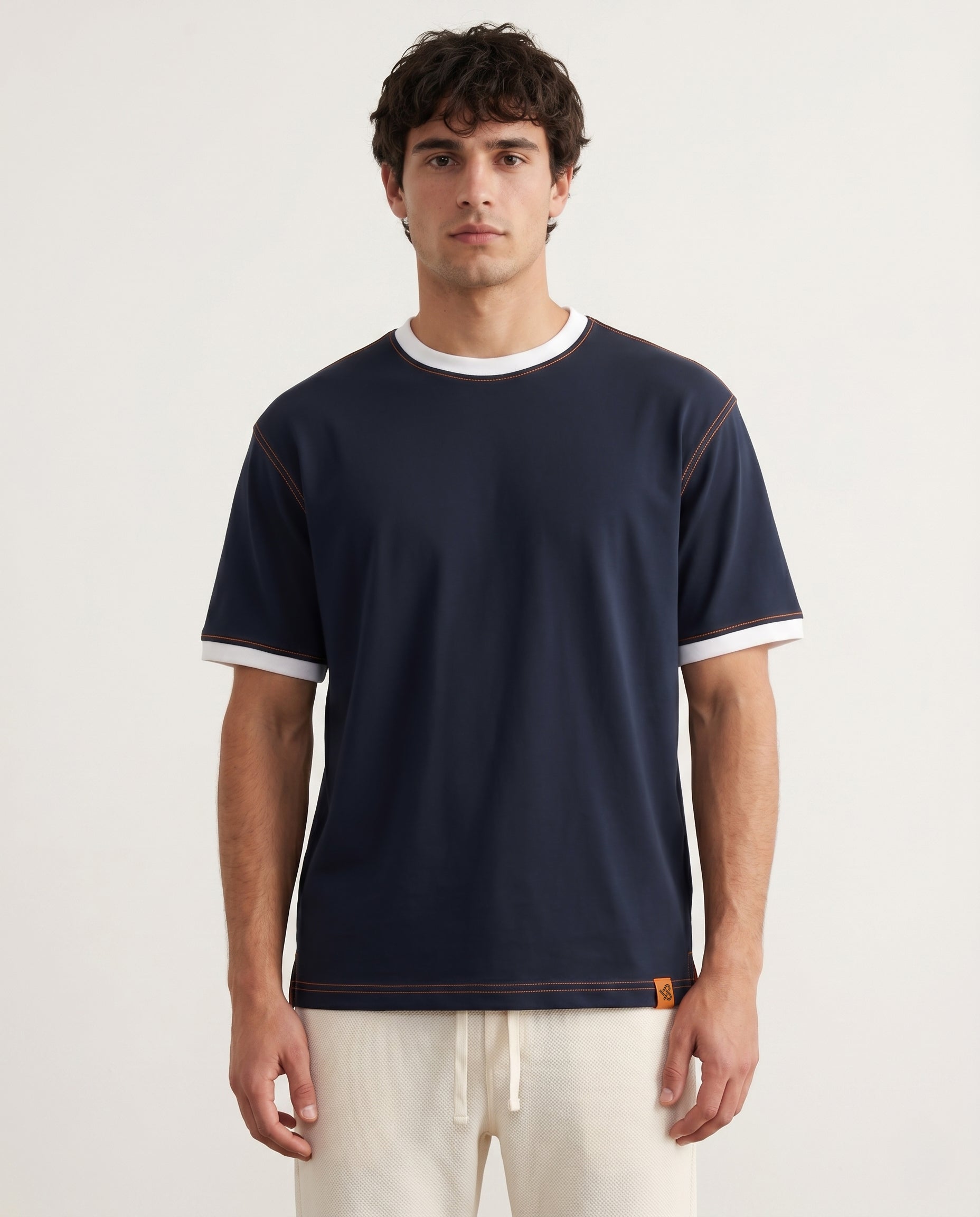 Trace Tee - Navy
