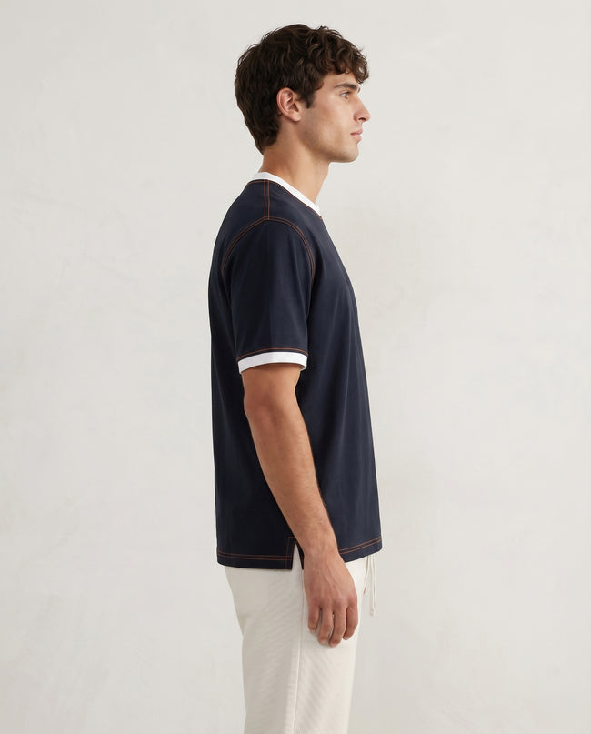 Trace Tee - Navy Main Image
