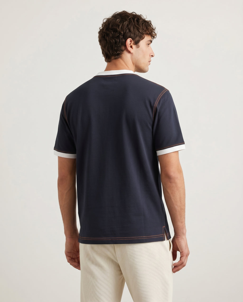 Trace Tee - Navy
